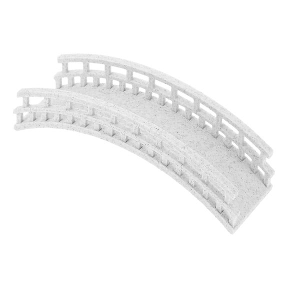 ELAYARD Outdoor Bridge for Garden Dollhouse Arch Bridge Plastic Marble Effect 1Set