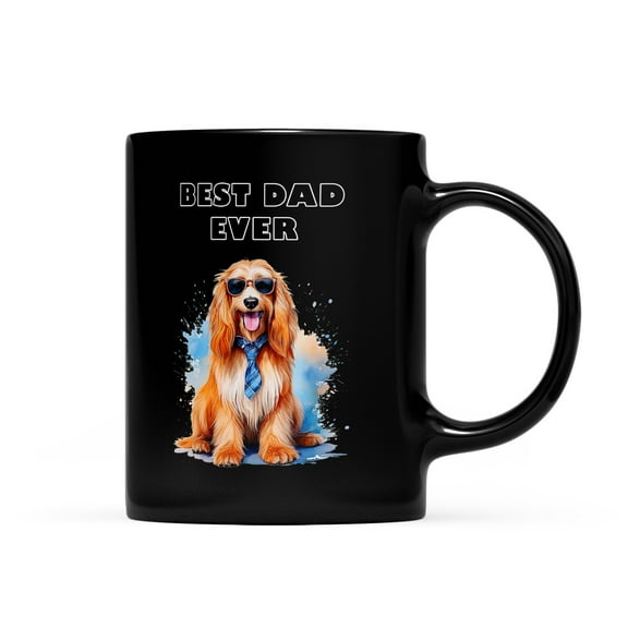 Happy Father's Day Best Afghan Hound Cool Dad Ever Mug Dog Lover Coffee Tea Cup - 12007