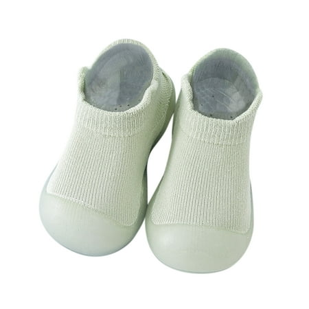 

LowProfile Baby Sneakers Boys Girls Solid Ruffled Soft Soles First Walkers Antislip Prewalker Shoes