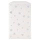 thumbnail image 1 of Unique Party - Bolsa para Snacks Diseño Estrellas y Corazones - Pack de 8 (Gris, Blanco), 1 of 2
