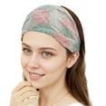 thumbnail image 4 of Unique Bargains 1 Pc Headband Leaf Lace Hairband for Women Green, Pink, 4 of 5