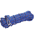 thumbnail image 3 of Soidarity Cuerda de escalada Poliéster Antideslizante Alambre resistente al desgaste Múltiples cuerdas de seguridad Paracord Cordón de senderismo carpas Azul 20 m Soidarity OD000925-05B, 3 of 6