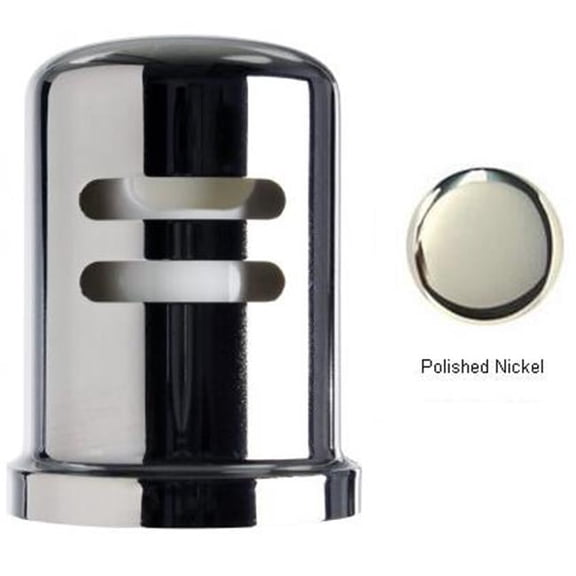 Westbrass  Heavy Duty Brass Air Gap Cap - Polished Nickel