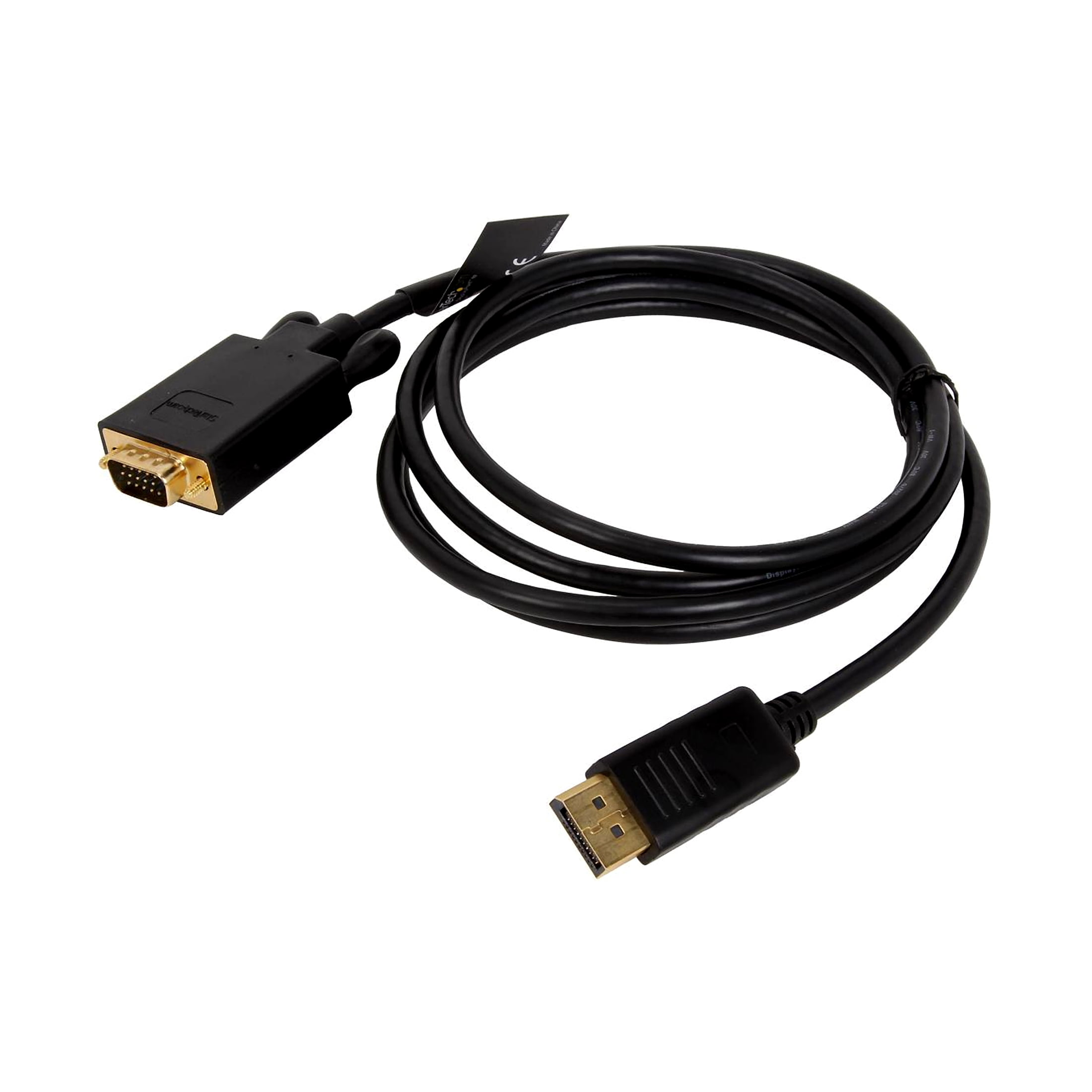StarTech.com 6 ft DisplayPort? to VGA Adapter Converter Cable - DP to VGA 1920x1200 - Black