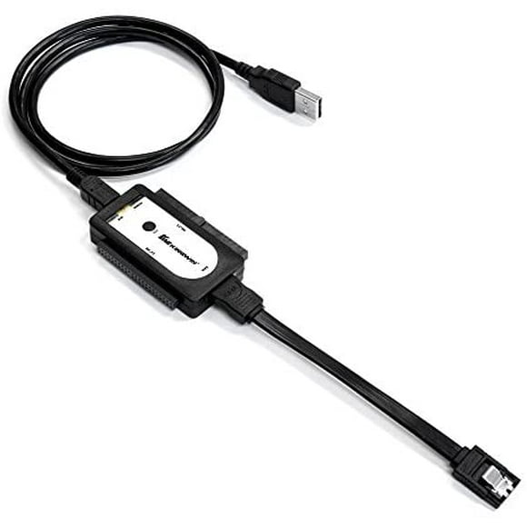 Kingwin USI-2535 USB 2.0 to SATA and IDE Adapter for 2.5-Inch and 3.5-Inch Hard Drive with One Touch Back-Up