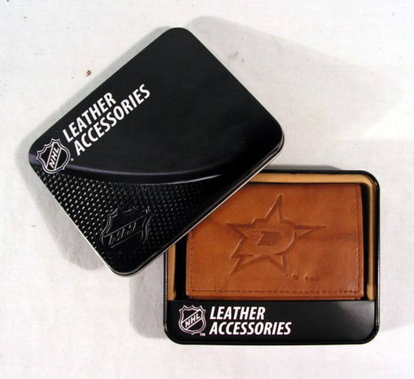 **New 100% Walleye Fish Leather Wallet 8 credit slots Big Eye Leather 