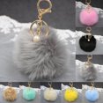 thumbnail image 2 of Bangcool Key Chain Fashion Creative Pom Pom Handbag Pendant Purse Charm Cell Phone Charm, 2 of 8