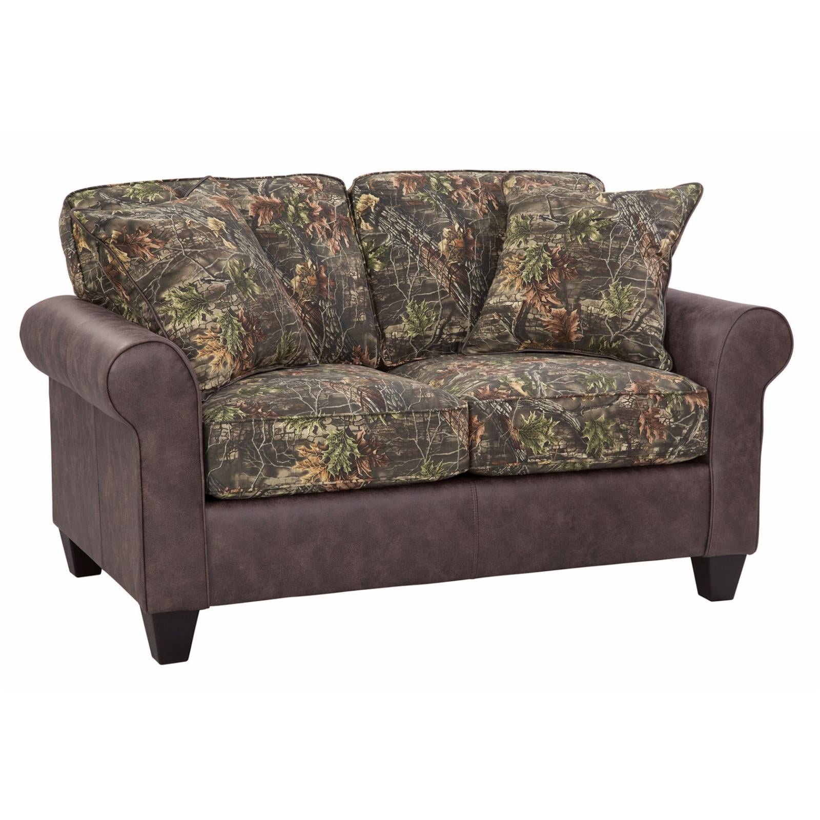American Furniture Classics Maumelle Loveseat with Two Decorative Throw
