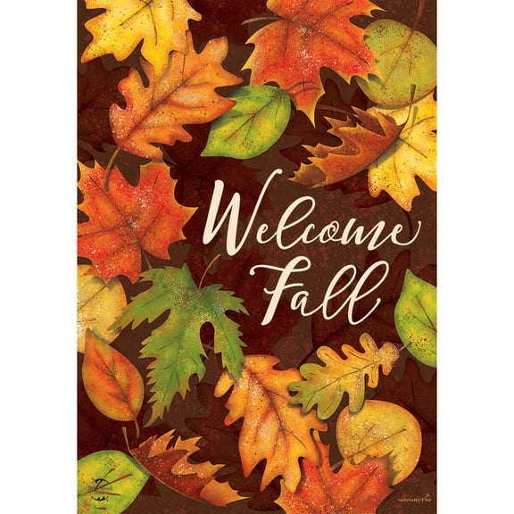 Briarwood Lane Garden Flag 12x18 For Outdoor Leaf Toss Fall For Fall Garden Flag Flags For Outside