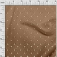 thumbnail image 3 of oneOone Polyester Spandex Brown Fabric Polka Dot Sewing Fabric By The Yard Printed Diy Clothing Sewing Supplies 56 Inch Wide-8019, 3 of 4
