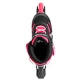 thumbnail image 6 of ROLLERBLADE Kids' Microblade Black/Pink Skates, Size: 11J-1 (86B0751530NJ02-11J-1), 6 of 7