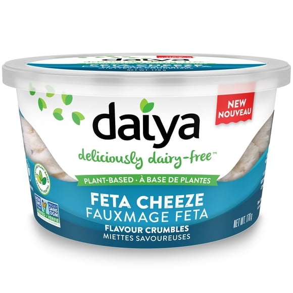 Daiya Dairy Free Feta Cheeze Flavour Crumbles, 170 g, Feta cheeze flavour crumbles