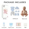 thumbnail image 2 of Realistic Reborn Dolls Levi - 18 Inch Lifelike Sleeping Baby Boy That Look Real Soft Cloth Body Newborn Baby Dolls Poseable Advanced Painted with Gift Box Set for Kids Age 3+, 2 of 5