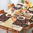 thumbnail image 2 of Pioneer Flower Floral Print Pattern Summer Placemats Table Placemats Set Of 4-Linen Kitchen Washable Placemats Table Mats 12x18 Inch Non-Slip Heat Resistant, 2 of 5