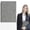 Grey, variant on Durable Wear Resistant Anti Fade PU Leather Plain Notebook Thick Page Large Writing Space Built In Pen Slot Ideal For Home Office Daily Casual Note Taking Inspiration Recording Work