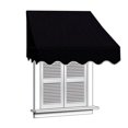thumbnail image 3 of ALEKO 6' x 2' Window Awning Door Canopy, Black Color, 3 of 10