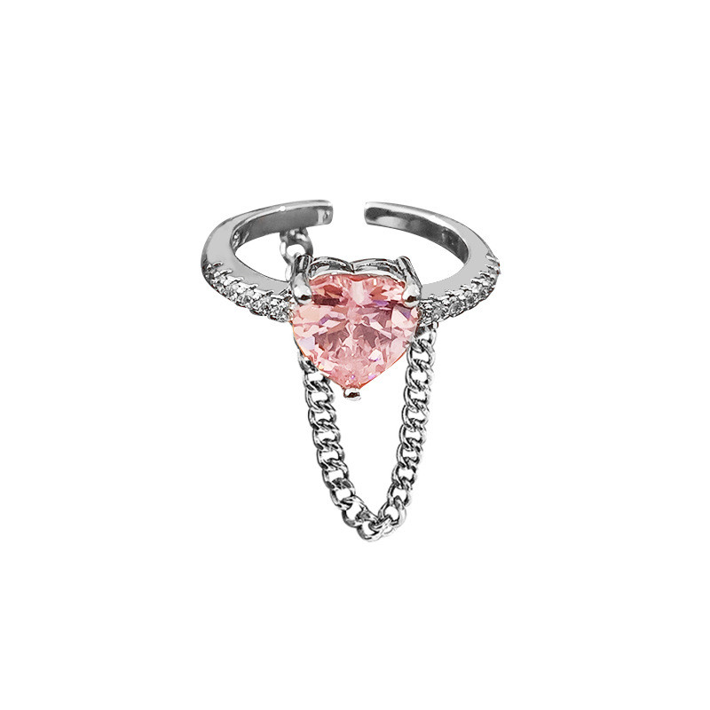 Diamond Ring Index Finger Ring Women's Open Design Diamond Ring