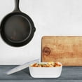 thumbnail image 3 of Emeril Lagasse Opal Glass Food Storage Containers, Acrylic Lids, White, 6 Piece Set, 3 of 6