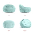 thumbnail image 3 of Deep Dish Cuddler (20x20x12") - Self-Warming Cat and Dog Bed Cushion for Joint-Relief and Improved Sleep - Machine Washable, Waterproof Bottom - For Pets Up to 25lbs, Teal Sherpa, 3 of 6