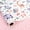 Beige/Grey/Pink, variant on Reversible Baby Wrapping Paper Roll, Woodland Animal Wrapping Paper, Cute Bear, Fox, Owl, Hedgehog Theme Kids Birthday Gift Wrap for Baby Shower, Party Decor, Gender Reveal (17 In X 16.5 Ft)