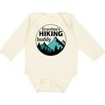 thumbnail image 3 of Inktastic Grandma's Hiking Buddy with Mountains and Trees Boys or Girls Long Sleeve Baby Bodysuit, 3 of 5