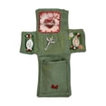 thumbnail image 2 of Santuario de bolsillo con cruz dentro de la oración hecha a mano decoración cosida decoración de recuerdo creativo adorno mini santuario cruzado Verde, 2 of 8