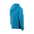 thumbnail image 3 of Men's New Era  Blue Carolina Panthers Combine Authentic Raglan Scuba Full-Zip Hoodie, 3 of 5