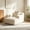 Beige, variant on AUU Corduroy Small Chaise Lounge – Reclinable Block-Shaped Leisure Single Sofa Couch for Living Room, Balcony, or Small Spaces