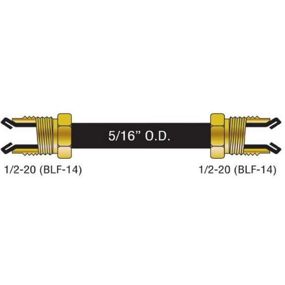 AGS PA572 Steel Brake Line Kit
