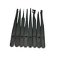 thumbnail image 1 of 8 Piezas Pinzas Antiestáticas Juego Precisión Herramientas Electrónica Portátiles Resistente Material Carbono Adecuado para Aficionados Laboratorio Reparación Electrónica Bricolaje, 1 of 8
