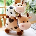 thumbnail image 5 of Cartoon Cute Cow Plush Toy Soft Animal Cattle Plush Toy Kawaii Cotton Animal Plush Doll Filled Home Decoration, 5 of 9
