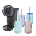 thumbnail image 1 of Combo Cafetera de Espreso T-fal Krups Genio S Para 2 Shots Programable Gris con 4 Vasos y 3 Cajas de Cápsulas Redención Virtual., 1 of 5