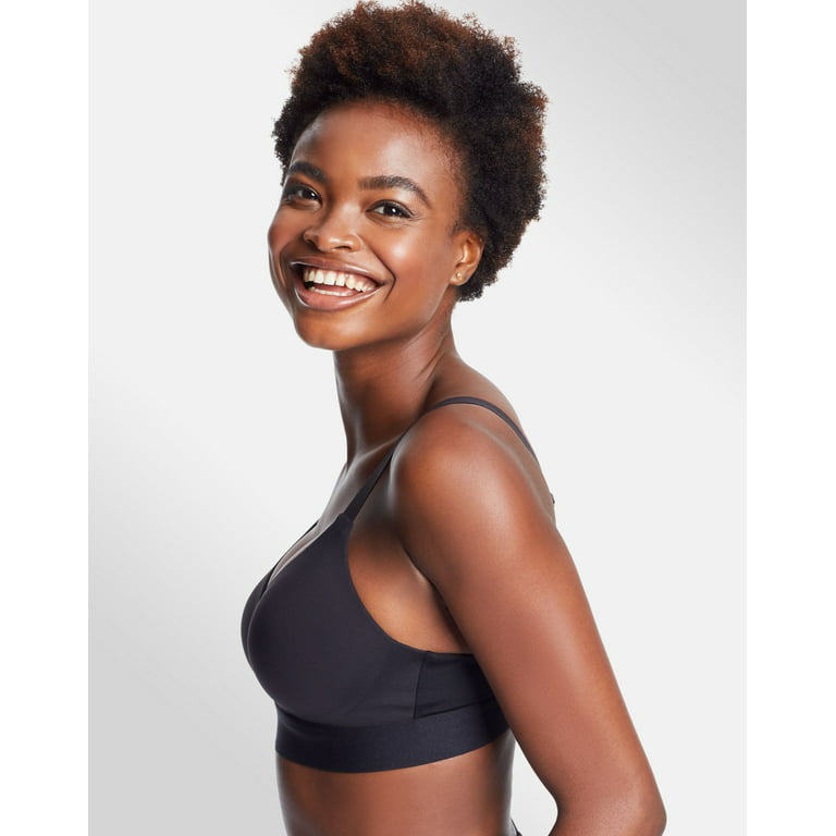 Maidenform Sporty Lightly Lined Convertible Sports Bra Navy Texture Print S  Women's 