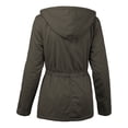 thumbnail image 5 of Ma Croix Womens Hooded Faux Fur Utility Coat Jacket Outwear, 5 of 8