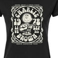 thumbnail image 3 of Peanuts - Charlie Brown Tour - Juniors Fitted Graphic T-Shirt, 3 of 6