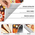 thumbnail image 6 of Yayeee Dish Drying Mat for Kitchen Counter 16" x 18" Microfiber Super Absorbent Coffee Decorative Pad, Blooming Flowers, 6 of 9