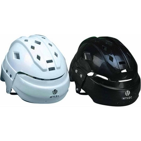 Mylec Sports Hockey Protective Helmet, White (Best Hockey Helmet For Big Heads)