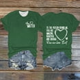 thumbnail image 2 of Prolriy T-Shirts de la Saint-Valentin pour Femmes, "Tu Es Suffisante, Chère Personne derrière Moi", T-Shirt à Col Rond Imprimé, Vêtements à Manches Courtes, T-Shirts pour Femmes, Cadeaux de la Saint-Valentin, Hauts pour Femmes Verts, 2 of 9