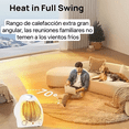 thumbnail image 5 of Calefactor Portátil De Sobremesa Con Ventilador BLANCO, 5 of 5
