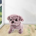 thumbnail image 3 of Simulación Eléctrica Baoblaze Perro de peluche Ladrando Suave Interesante Decoración Juguete de regalo Púrpura claro rojo, 3 of 7