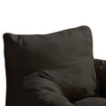 thumbnail image 4 of Loungie Comfy Brown Nylon Chair - Indoor/ Outdoor Water Resistant, Foam Filling, Self-expanding, 4 of 9