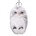 thumbnail image 2 of Naierhg Artificial Fur Fluffy Owl Pendant Keyring Keychain Car Bag Hang Decoration, 2 of 8