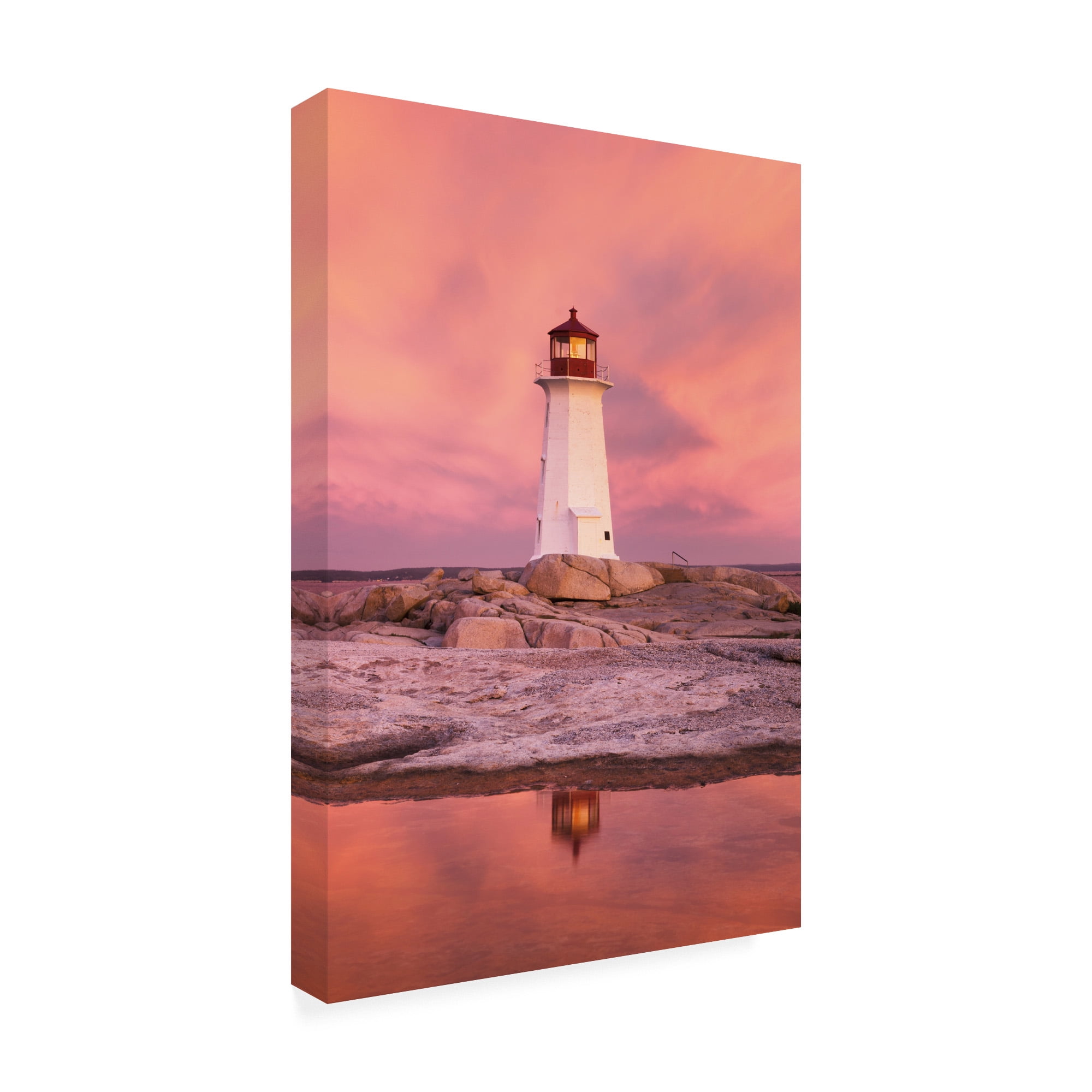 Trademark Fine Art 'Peggys Cove' Canvas Art by Alan Majchrowicz