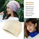 thumbnail image 3 of Qarigey Gorro de nailon y LICRA para mujer, gorros con estilo, accesorios ajustables para la cabeza, gorro de punto, tocado de otoño, azul Sombreros Beige Qarigey AP011230-06, 3 of 6