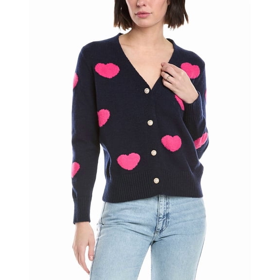 Nanette Nanette Lepore womens Cardigan, l, Blue