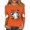 Gray-A-70706aa, variant on Trgacdwlo Halloween Shirts for Women 3/4 Length Sleeve Funny Pumpkin Graphic Womens Shirts Crew Neck Spooky Season Fall Pullover Tops S