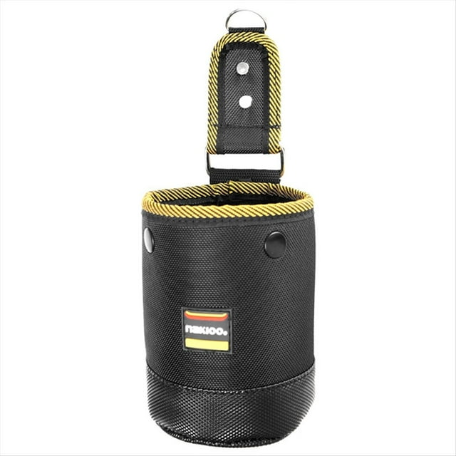Bolsa de Almacenamiento para Tornillos y Clavos. Colgador Rápido con Hebilla. Bolsa de Herramientas para Carpinteros y Electricistas. Cilindro.