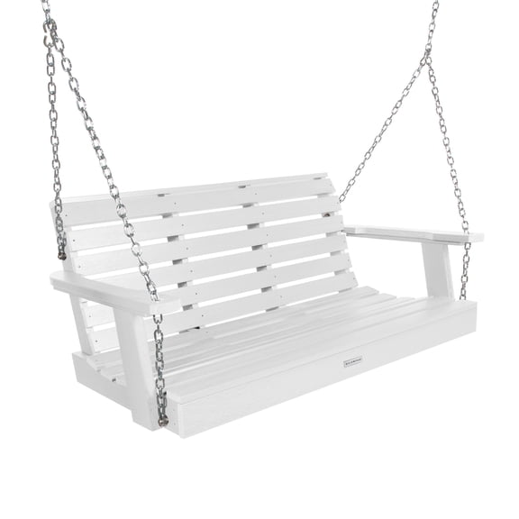 Highwood 4ft Weatherly Porch Swing - Outdoor, Eco-friendly, Synthetic Wood