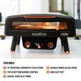 thumbnail image 6 of Blackstone 14" Electric Tabletop Pizza Oven with Rotating Pizza Stone, 6 of 16