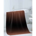 thumbnail image 3 of Dark Orange Black Ombre Towel Set of 3, Soft Microfiber Bath Towels, Hand Towel, Washcloths, Modern Gradient Abstract Art Quick-Dry Absorbent Towels for Bathroom Kitchen Hotel Beach Gym Spa, 3 of 7